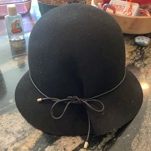 Genie by Eugenia Kim Black Wool Cloche